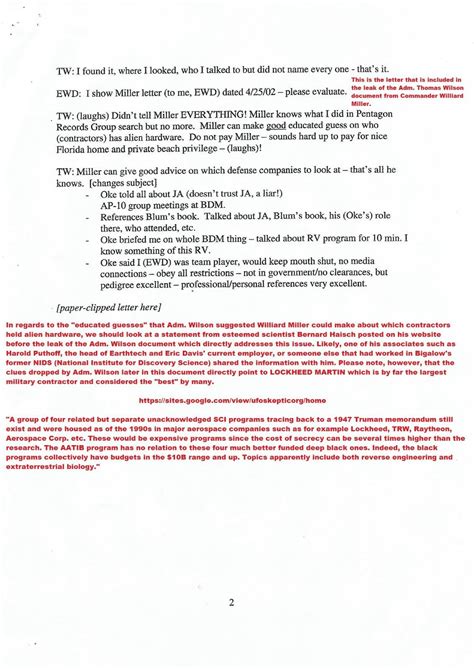 davis wilson notes|annotated wilson memo